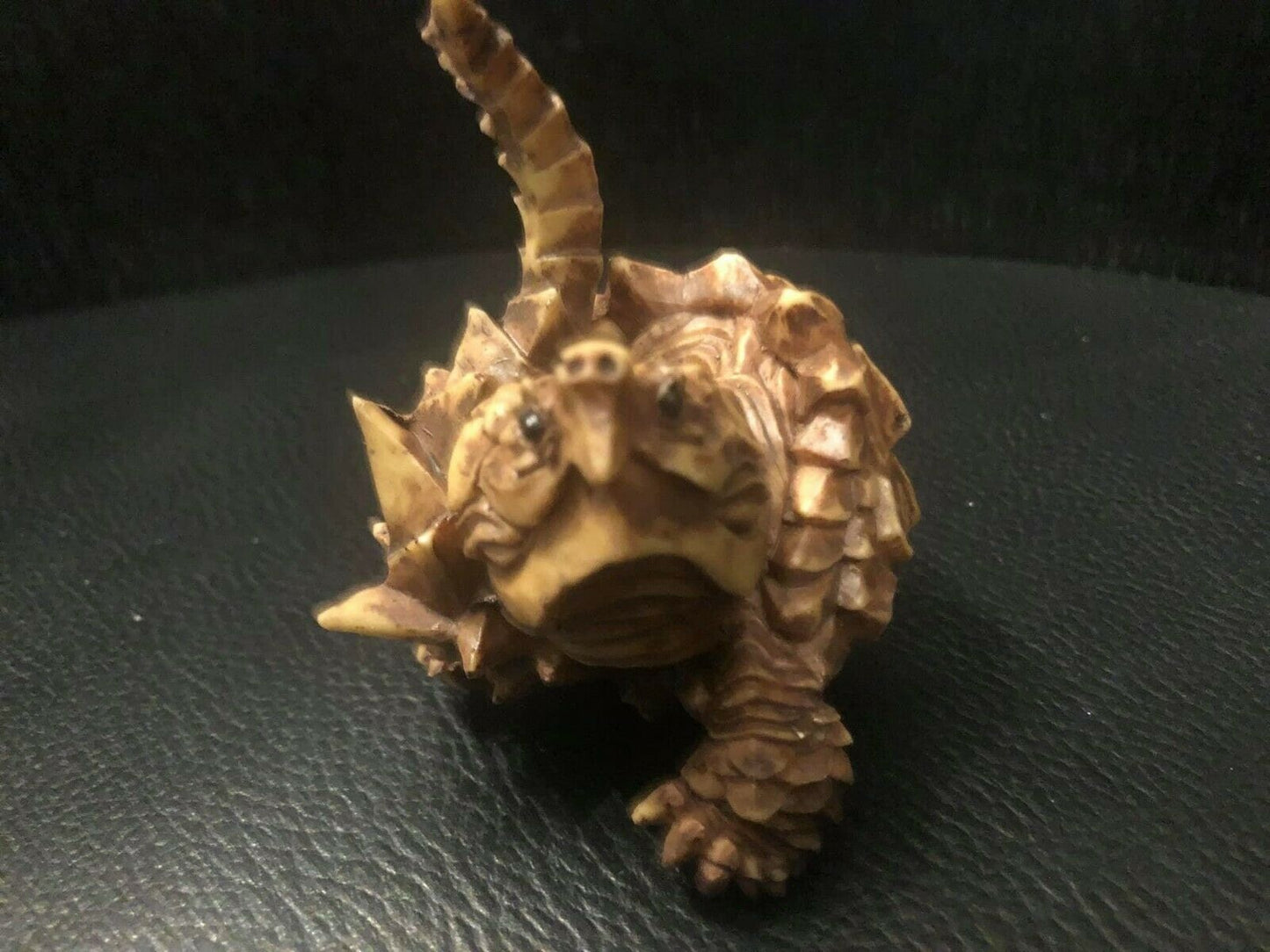 Round Round Alligator Snapping Turtle Resin Model Figurine Figure 8cm