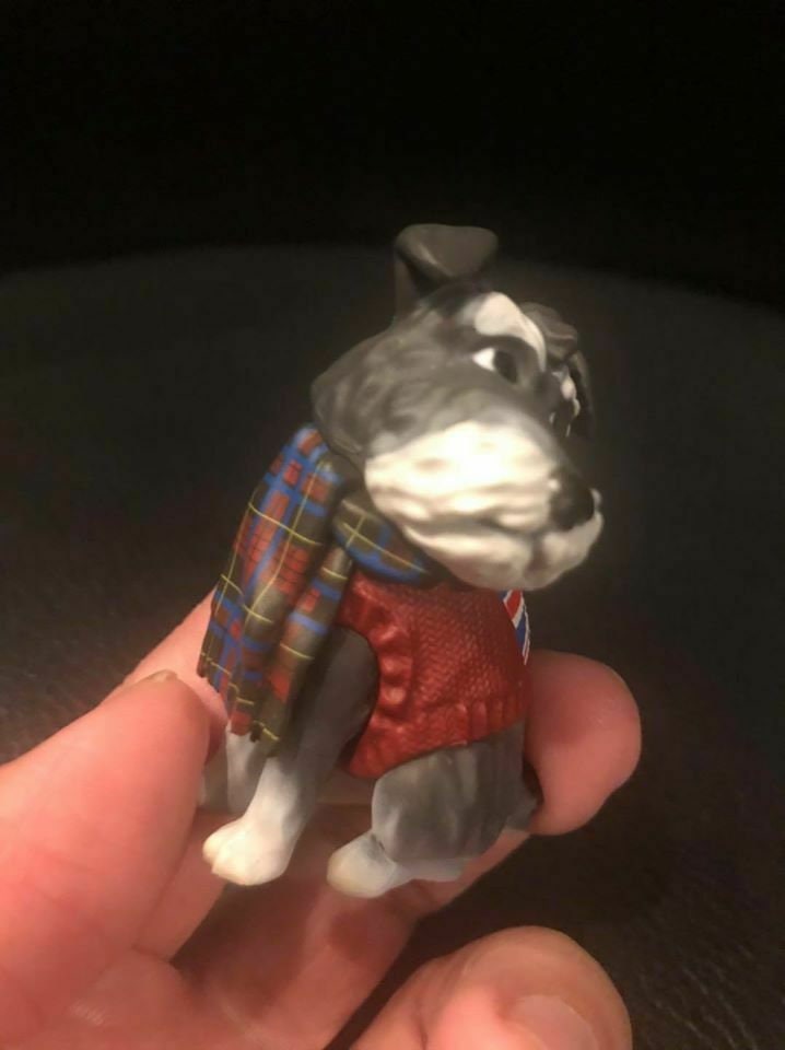 Only Wan Capsule Dog Schnauzer George PVC Mini Figure Figurine Model