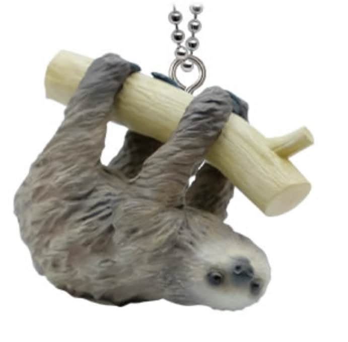 two-toed Sloth Mascot PVC mini figurine figure model keychain E