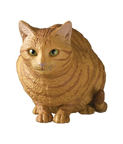 Sculptor Osamu Moriguchi Tea Tiger Cat Mini Figurine Figure model