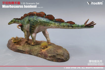 Vitae Museum Series Wuerhosaurus homheni dinosaur model figurine with platform 1:35