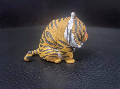 Taiwan Staring Tiger animal PVC mini Figurine Figure model