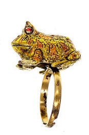 Custom Made Horned Frog alloy metal ring A