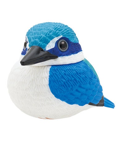 Kitan Club Collared kingfisher Bird PVC mini Model Figure roly poly toy