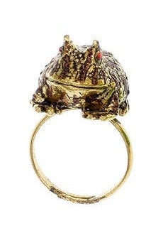 Custom Made Horned Frog alloy metal ring B