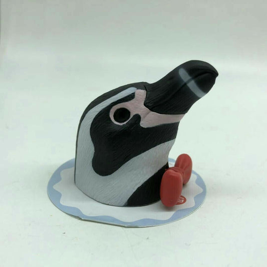 Qtie Animal Penguin with Tie pvc figurine figure model paperweight