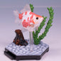 Japan Beam Freshwater Shubunkin Goldfish Fish PVC mini figurine Figure model