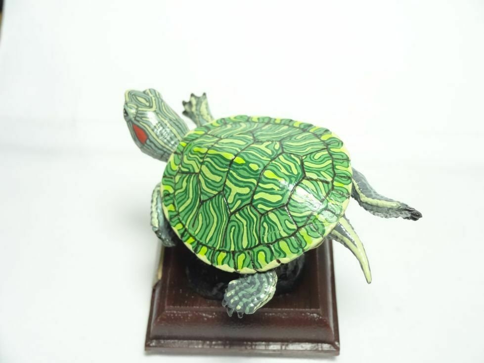 Kitan Club Red eared slider turtle PVC mini figurine figure model Rare