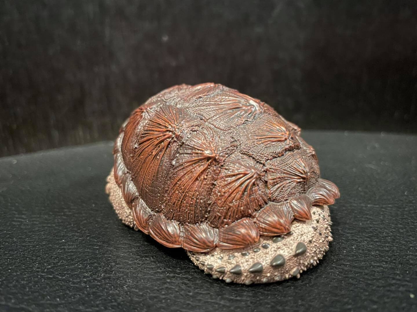 Fat Common Snapping Turtle Super Q  Resin Model Figure Figurine