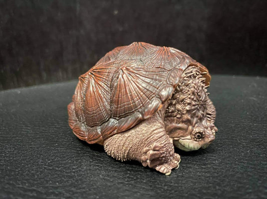 Fat Common Snapping Turtle Super Q  Resin Model Figure Figurine