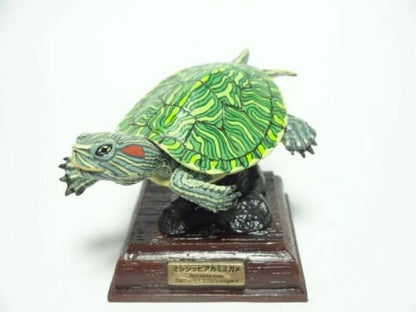 Kitan Club Red eared slider turtle PVC mini figurine figure model Rare