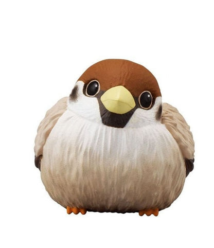 Japan Sparrow Bird PVC hollowed figure model toy