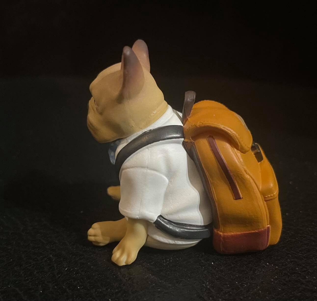 Only Wan Capsule Dog French Bulldog  PVC Mini Figure Figurine Model A