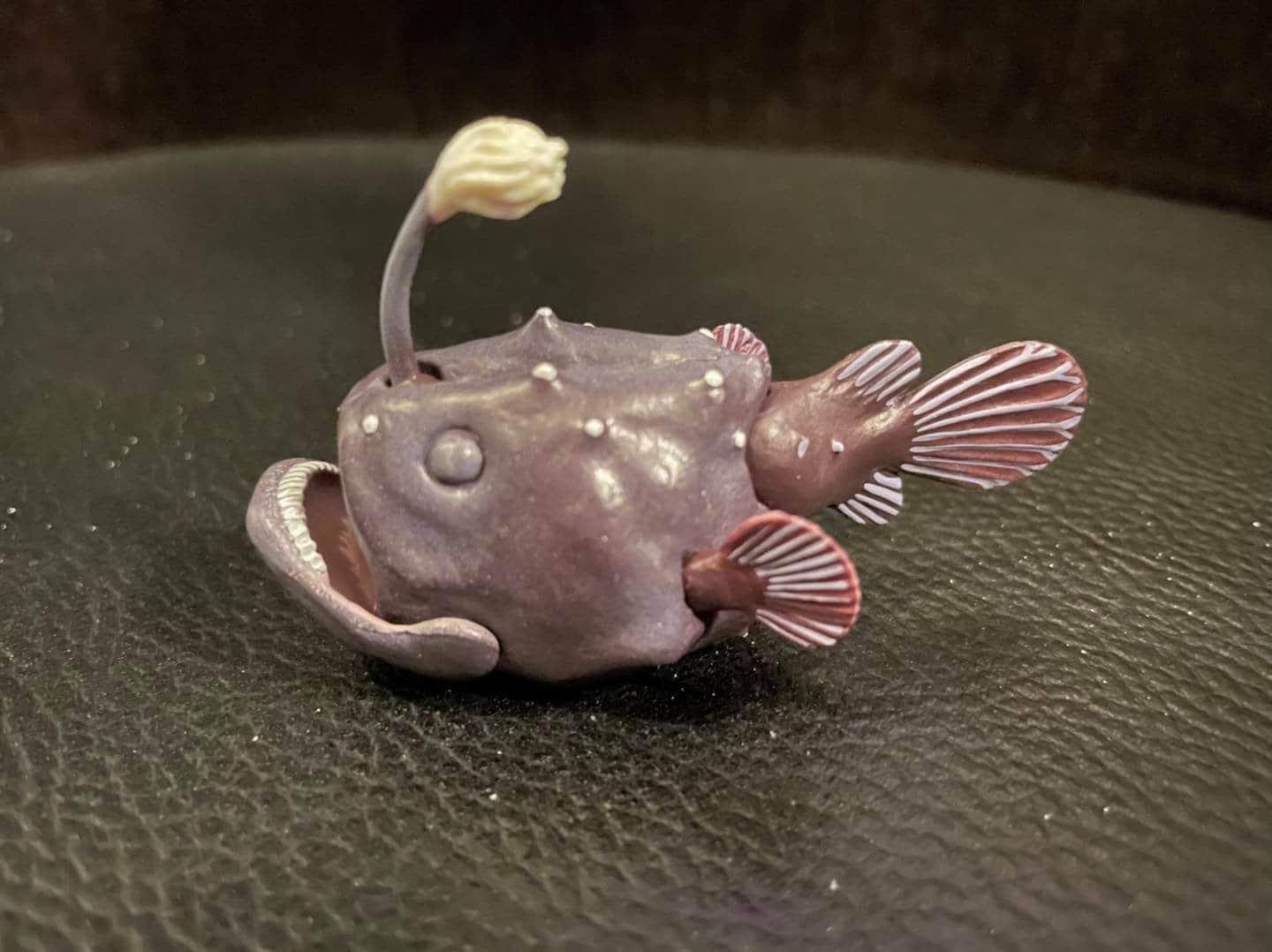 Deep Sea Anglerfish Angler fish animal PVC Action Figure Model with Jo ...