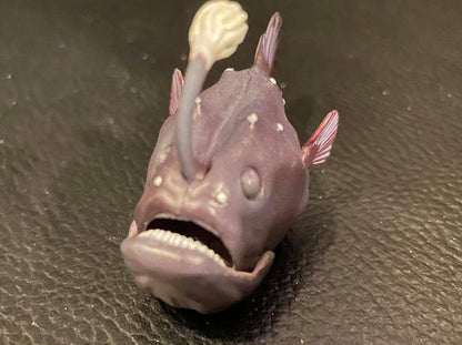 Deep Sea Anglerfish Angler fish animal PVC Action Figure Model with Joints