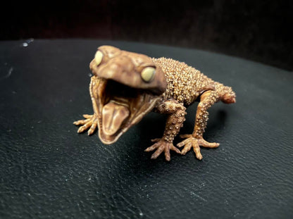 Rough Knob-tailed gecko lizard PVC Action Figure model special color