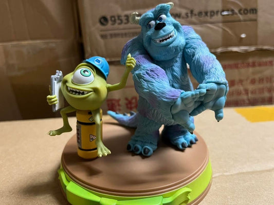 Retired Banpresto Ichiban Kuji Monsters, Inc. Sulley & Mike PVC figure model statue