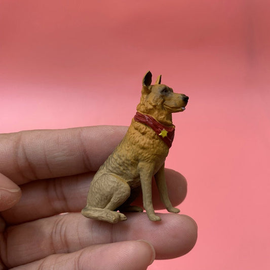 Japan German Shepherd Dog PVC mini figure model figurine