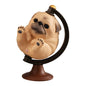 Japan Globe Pug Dog PVC mini figure model figurine