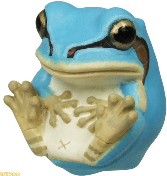 Japan Japanese tree frog PVC mini Netsuke Model Figurine Keychain B