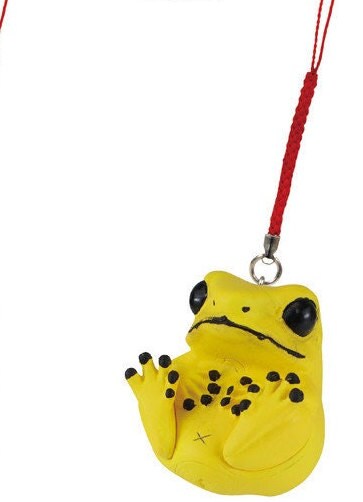 Japan Poison dart frog PVC mini Netsuke Model Figurine Keychain B