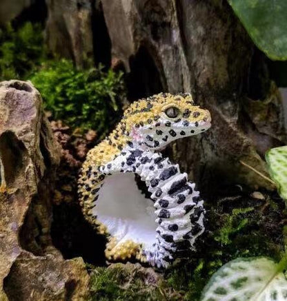 Leopard gecko Lizard Reptile Resin figurine figure model ring