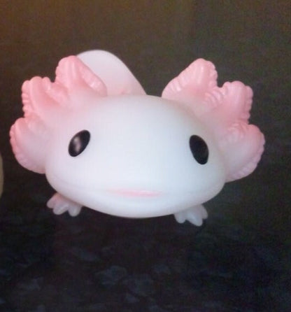 Japan Axolotl Salamander Reptile PVC hollowed figure model toy