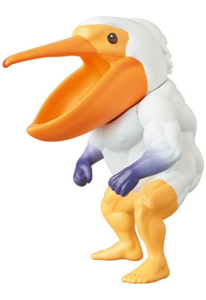 Hulk Bird Muscular Pelican PVC mini figure model figurine