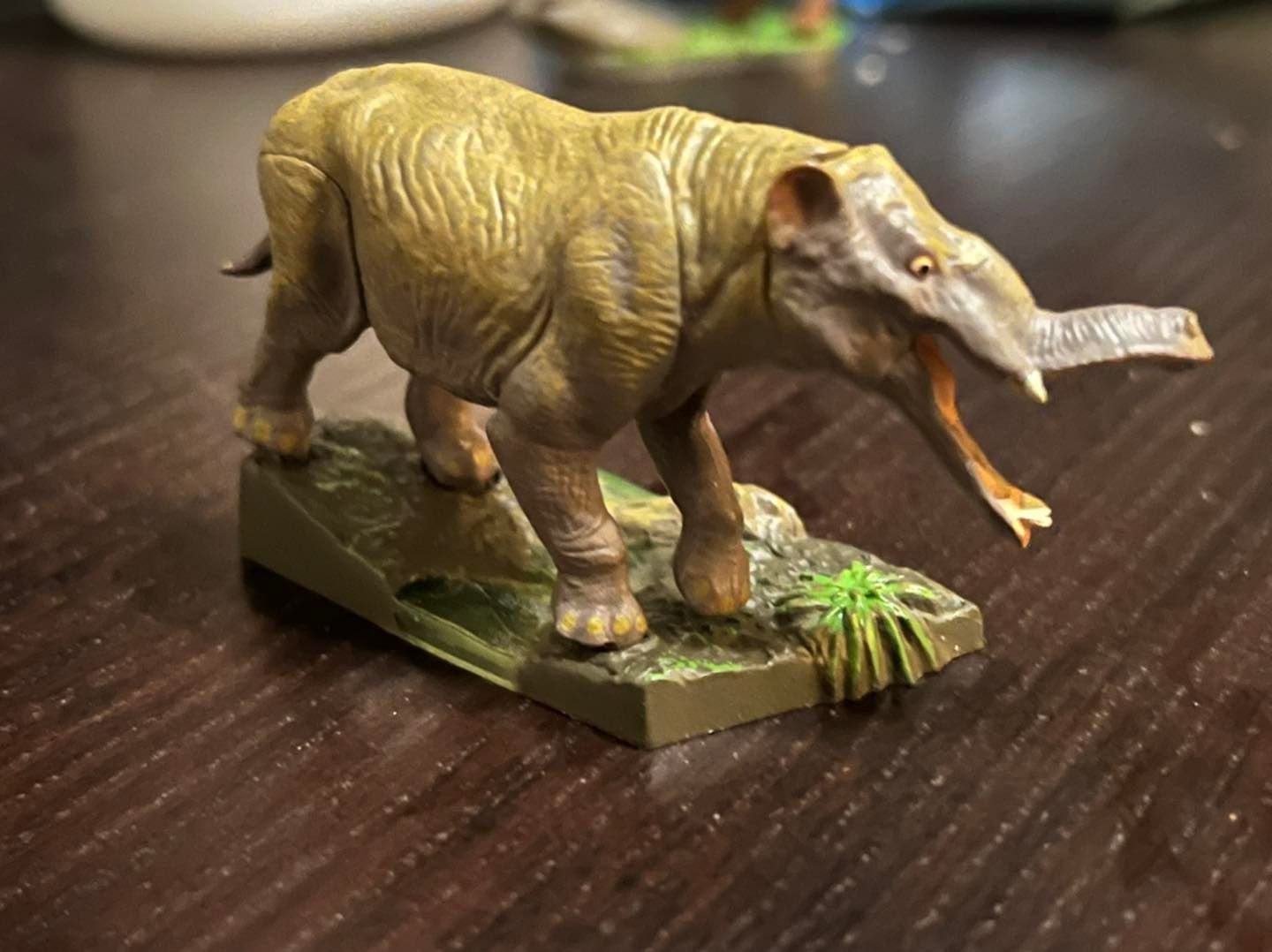 Platybelodon prehistoric elephant dinosaur PVC mini figure model capsule