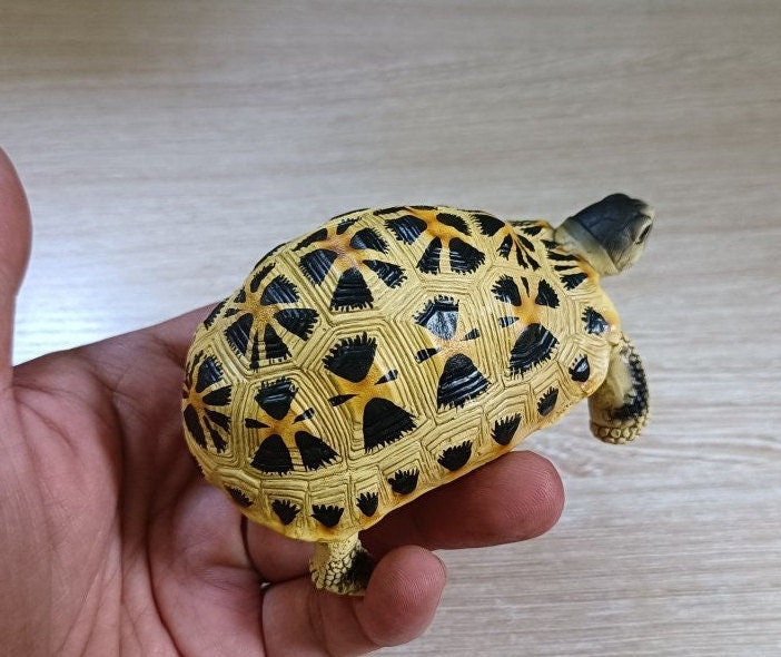 1:1 Life Size Spider Tortoise turtle Replica Figurine Figure Model Color A