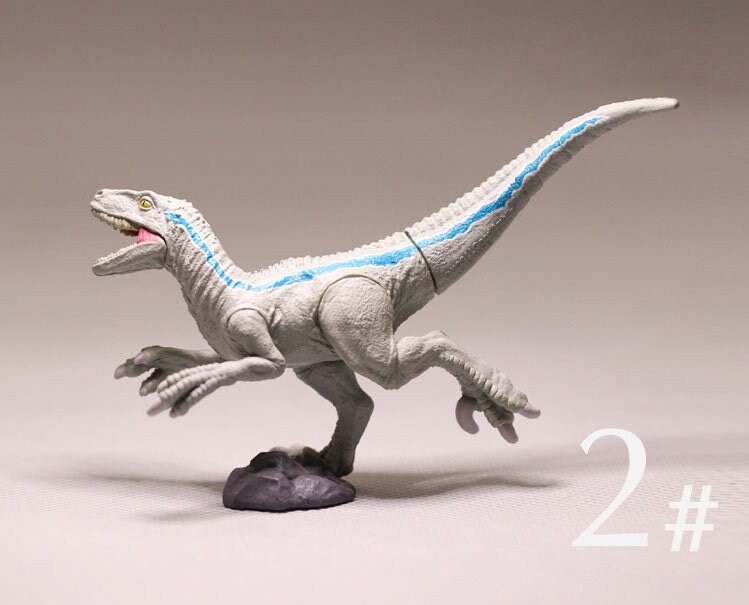 Japan Jurassic World 3 Velociraptor Blue Raptor dinosaur PVC Figure Model