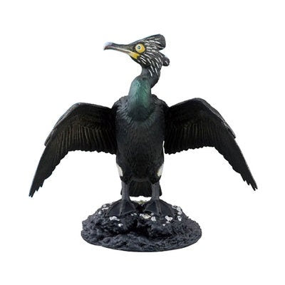 Spectacled cormorant bird prehistoric dinosaur PVC mini figure model capsule