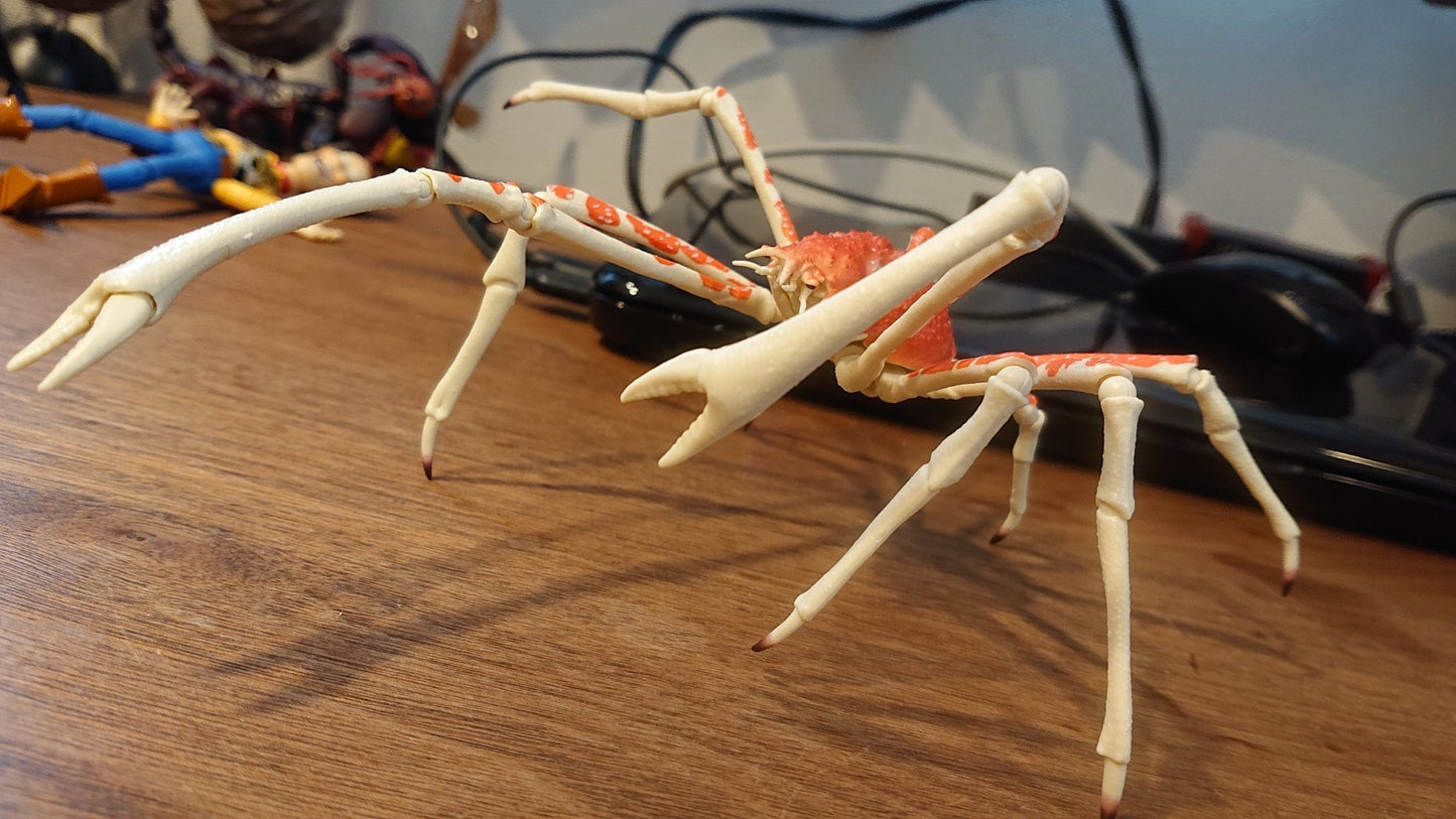 Japanese spider crab PVC Action Figure model with joints