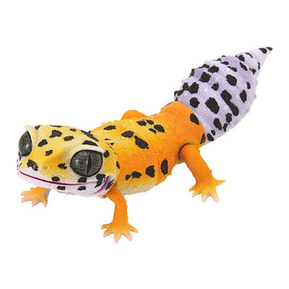 Japan Q Leopard gecko lizard PVC Action Figure model with joints (10cm) A