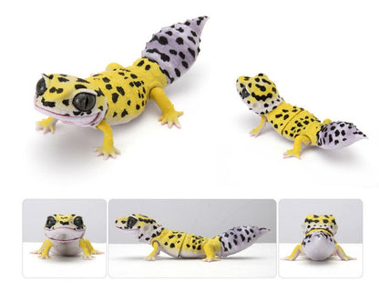 Japan Q Leopard gecko lizard PVC Action Figure model with joints (10cm) B