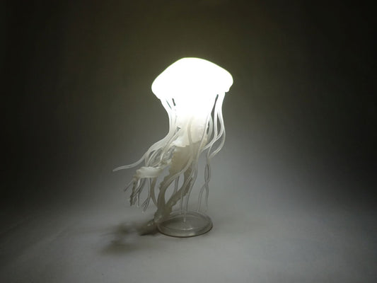 Japan Jellyfish Jelly Fish PVC mini figurine figure model with LED (Color B)