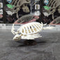 Archelon prehistoric Sea Turtle Skeleton Fossil PVC figurine figure model (Color White)