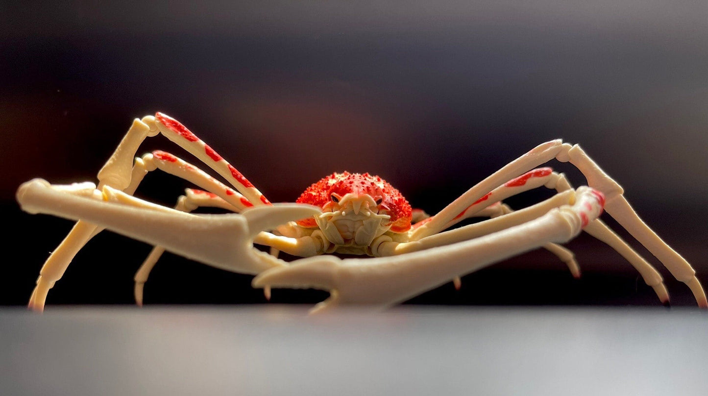 Japanese spider crab PVC Action Figure model with joints