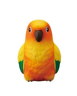 Japan sun parakeet parrot Bird PVC hollowed figure model toy