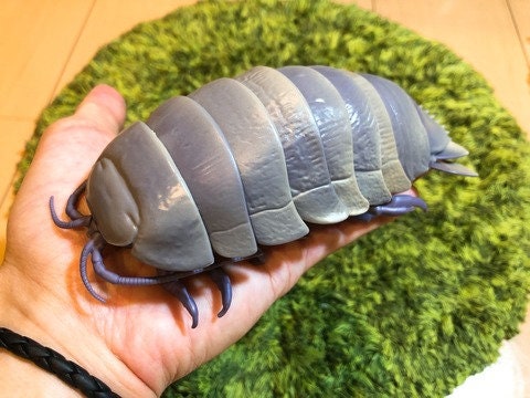 Deep Sea Giant isopod animal PVC Action Figure model (real color)