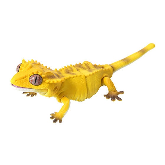 Japan Q Crested gecko lizard PVC Action Figure model with joints (10cm) A