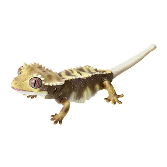 Gecko Action Figure Japan Q Crested gecko lizard PVC Action Figure model with joints (10cm ...