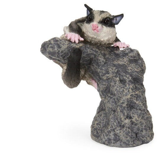 Sugar glider animal Resin Mini Figure Figurine Model with stand