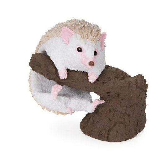 Hedgehog animal Resin Mini Figure Figurine Model with stand B