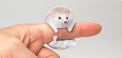 Hedgehog animal Resin Mini Figure Figurine Model with stand B