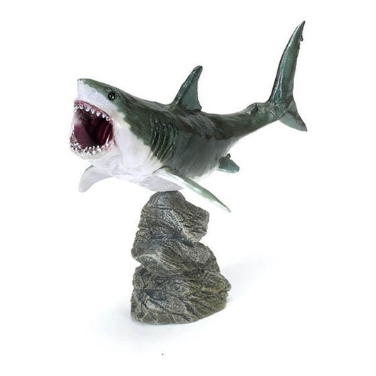 Japan Great White Shark JAW PVC mini capsule figure model figurine with stand