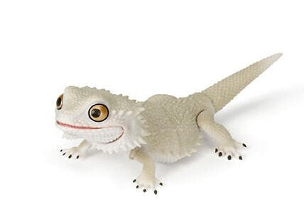 Japan Q Snow Bearded Dragon lizard PVC Action Figure model with joints (10cm) C