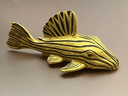 L027D Thunder Royal Panaque Pleco Fish PVC mini figurine Figure Mode