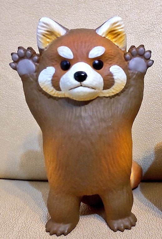 Japan Red Panda Lesser Panda animal PVC hollowed figure model toy