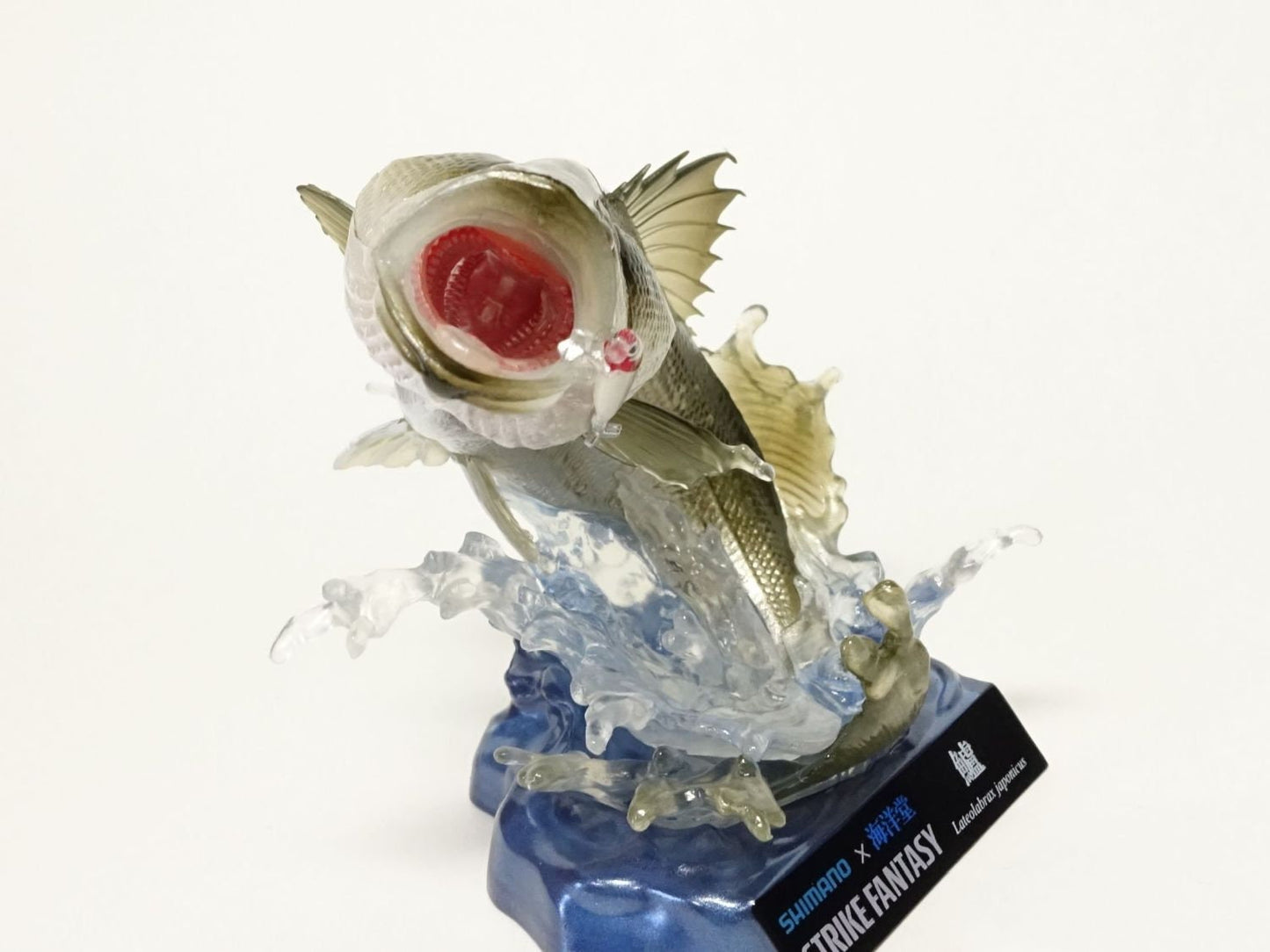 SHIMANO × Kaiyodo Strike Fantasy Fishing Sea Bass Fish PVC figure model figurine